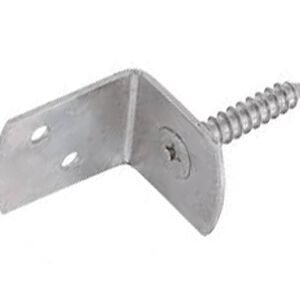 l-steun met schroef rvs (set van 4 stuks)