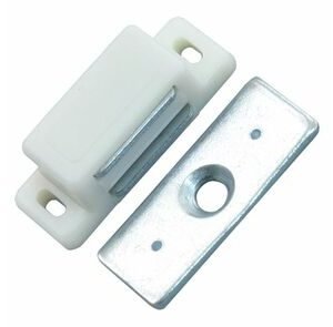 magneetslot 35mm wit 3kg (set van 4 stuks)