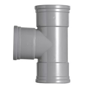 PVC T-stuk 90° 3x manchetmof 110mm