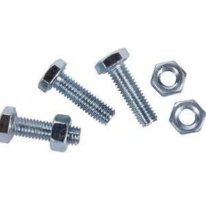 Moerbout m6x20mm verzinkt 20st