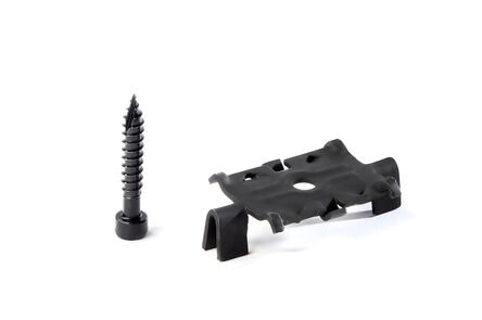 Naturinform piazza pro & one tussenclip rvs zwart 100st