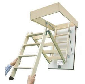 Novoferm zoldertrap driedelig 1300 vuren FSC 1200x700mm