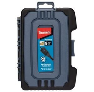 Makita speedborenset P-80802 9-delig met 1/4" zeskant vorm e 9st