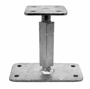 paalhouder verstelbaar sleutelmaat 30 verzinkt