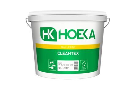 hoeka cleantex latex basis p wit 10ltr