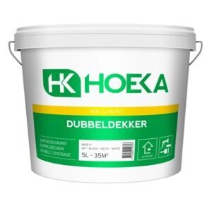 hoeka dubbeldekker latex basis p wit 5ltr