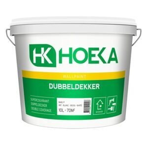 hoeka dubbeldekker latex basis p wit 10ltr