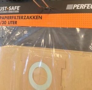 Perfectmate filterzak dustsave zak met 5 stuks 20/30 liter