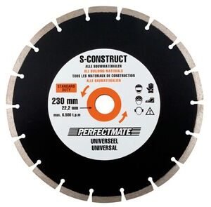 Perfectmate diamantblad s-construct universeel 125mm