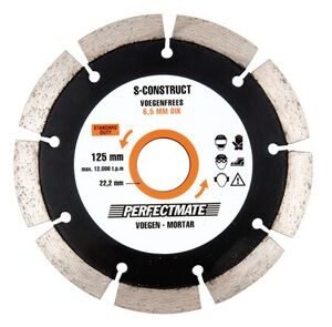 Perfectmate diamantblad s-construct voegenfrees 125mm