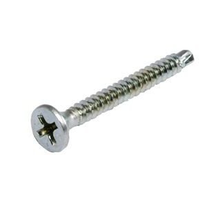 Plaatschroef platkop phillips zelfborend 4,8x38mm verzinkt 80st