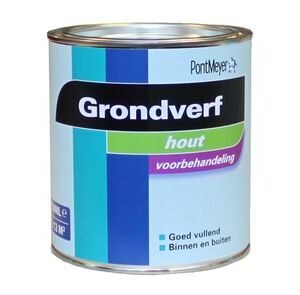 pm grondverf binnen/buiten grijs vos2010 750ml