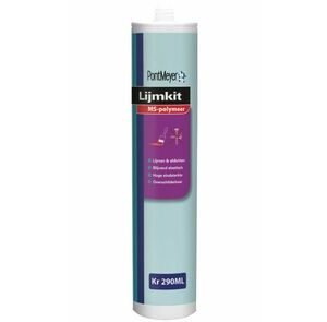 pontmeyer lijmkit koker wit 290ml
