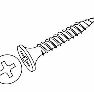 Pontmeyer bandsnelbouwschroefop twinfast grove spoed 3,9x45mm 1000st