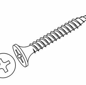 Pontmeyer bandsnelbouwschroeven twinfast fijne spoed 3,5x35mm 1000st