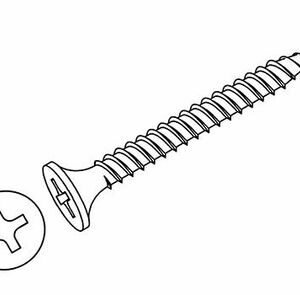 Pontmeyer bandsnelbouwschroeven twinfast fijne spoed 3,5x45mm 1000st