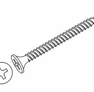 Pontmeyer snelbouwschroeven twinfast fijne spoed 3,5x55mm 500st