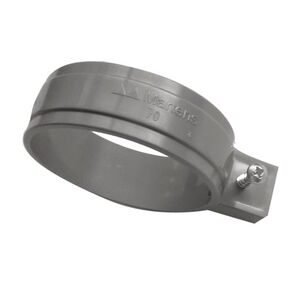 PVC beugel model b grijs 70mm