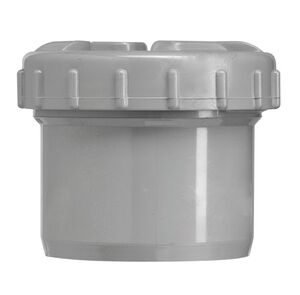 PVC lijm-einddop met schroefdeksel