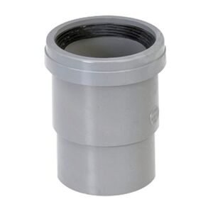 PVC lijm-expansiestuk met rubberring