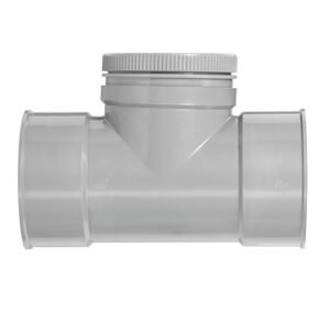 PVC lijm-ontstoppingsstuk mof/mof met schroefdeksel