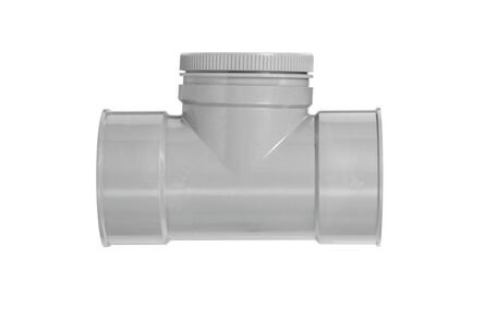 PVC lijm-ontstoppingsstuk mof/mof met schroefdeksel