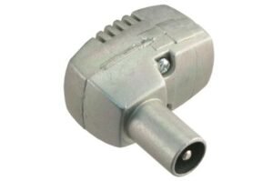 ql coax stekker metaal haaks male