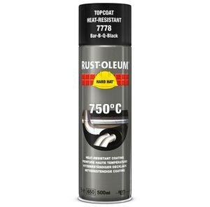 rustoleum hardhat hittebestendig spuitbus 750gr zwart