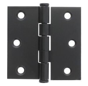 Scharnier losse pen vierkant model zwart 2st 76x76mm