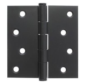 Scharnier Vierkant Model Met Losse Pen 89x89mm Zwart