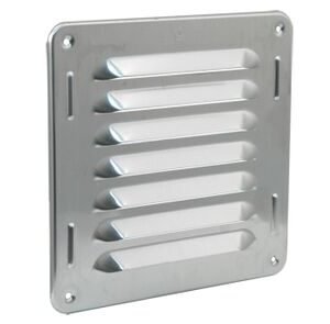 StarxSchoepenrooster aluminium naturel 160x160mm