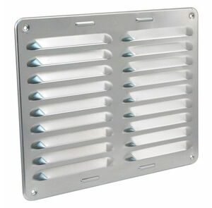 Schoepenrooster aluminium naturel 250x200mm