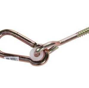 Schommelhaak met karabijn verzinkt