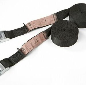 sjorband gesp eindeloos 25mm zwart 2,5m (set van 2 stuks)