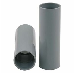 sok pvc grijs 3/4" (set van 3 stuks)