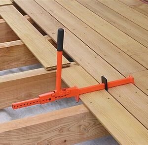 Spanklem tbv montage van terrasdelen