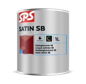 SPS Satin SB Buitenlak Zijdeglans RAL 9010 Zuiver Wit 750ml