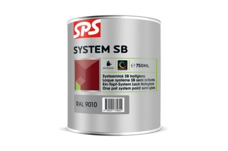 sps system sb systeemlak halfglans ral9010 750ml voor buiten