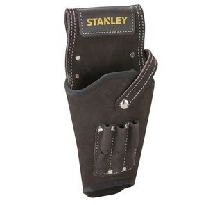 stanley boormachinehouder leder stst1-80118 zwart