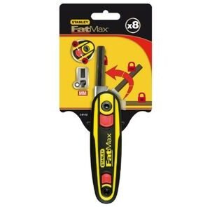 Stanley stiftsleutel fatmax 0-97-552 8-delige set zeskant 1,5-2-2,5-3-4-5-6-8mm