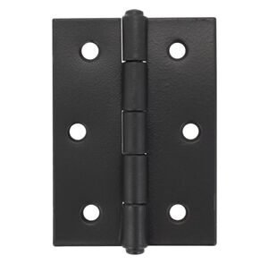 STARX Scharnier Smal Vaste Pen Zwart 75x49mm