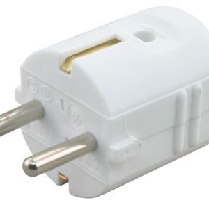 stekker randaarde wit 10/16a