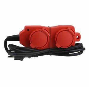 stekkerdoos 4-voudig randaarde ip20 3x1,5mm² 2m