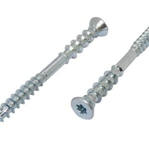 Spax stelschroef deeldraad platkop torx t30 wirox verzinkt 100st 6x70mm