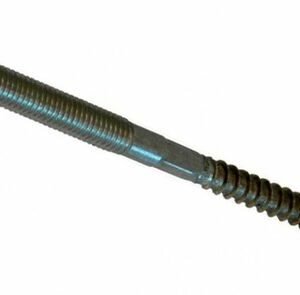 Stokeind met sleutelvlak m8x100mm verzinkt 25st