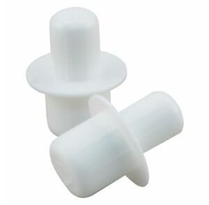 sx kastplankdrager 5-6mm wit (set van 24 stuks)