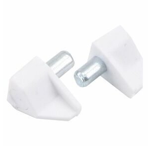 sx kastplankdrager nok wit (set van 18 stuks)