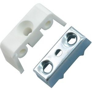 sx opboor kastverbinder wit (set van 2 stuks)