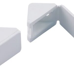 sx opboor paneelverbinder met klep wit (set van 2 stuks)