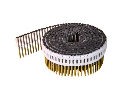 Tjep ze coilnagel ze 25/50 geringd platbolkop RVS a4 rol 325st 2,5x50mm